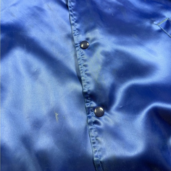 Vintage Swingster MLB Chicago Cubs Stitched Satin Button Down Jacket Sz L - Picture 4 of 7